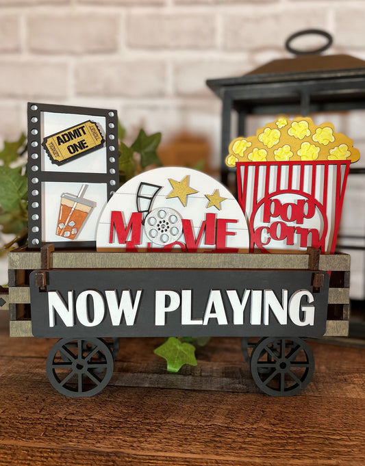 Interchangeable Movie Time Wagon/Shelf Sitter