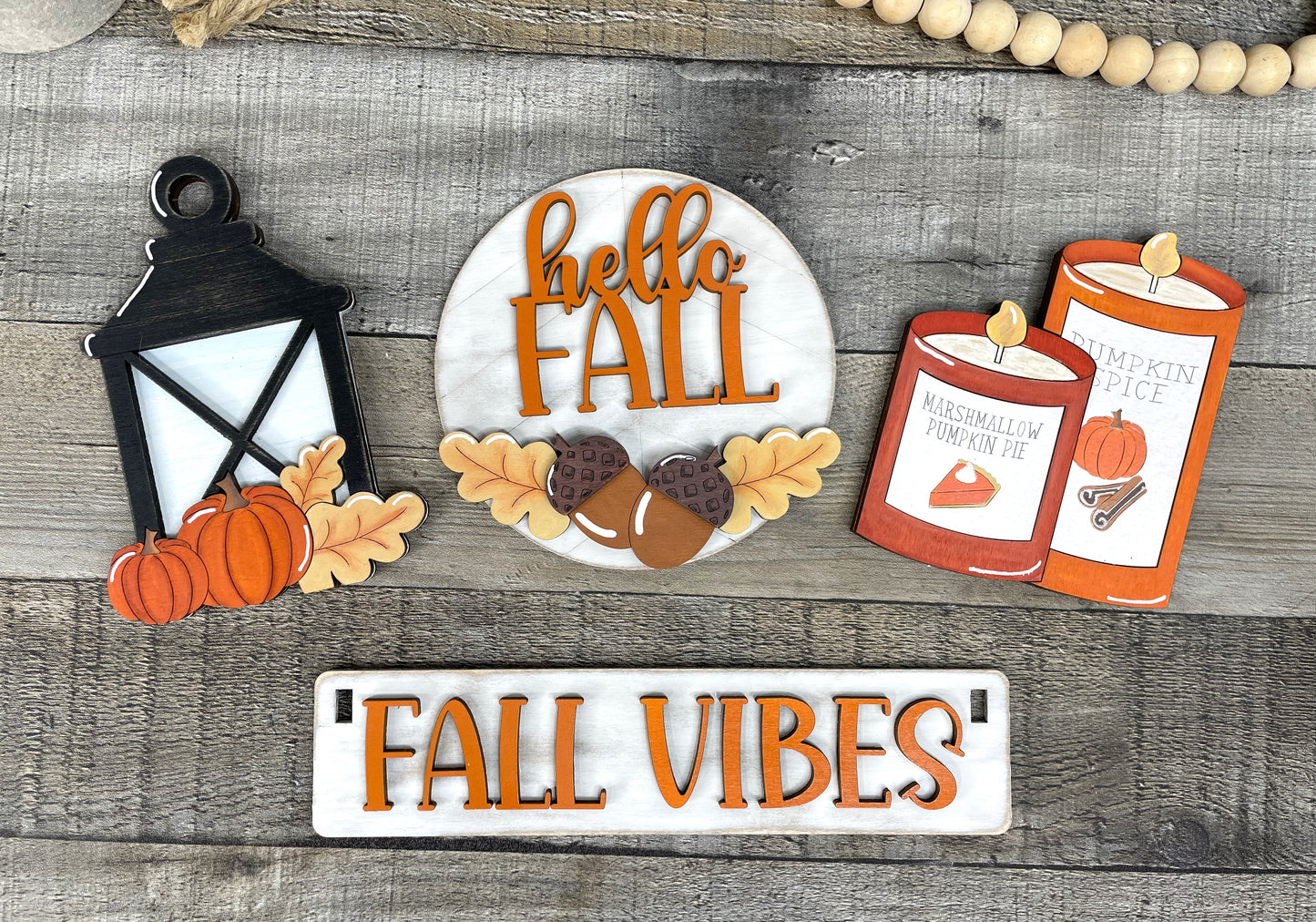 Fall Vibes Interchangeable Signs For Wagon/Shelf Sitter