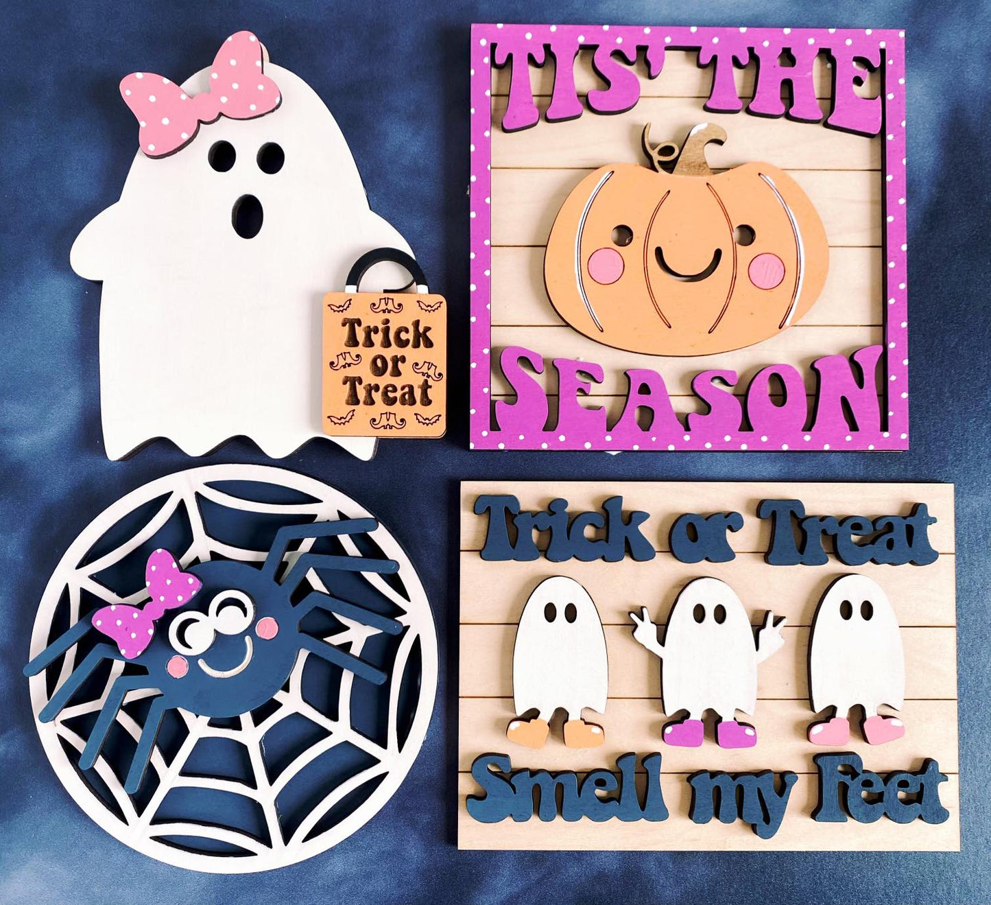 DIY Trick Or Treat Tier Tray Set