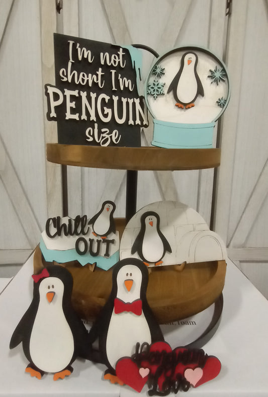 DIY Penguin Tier Tray