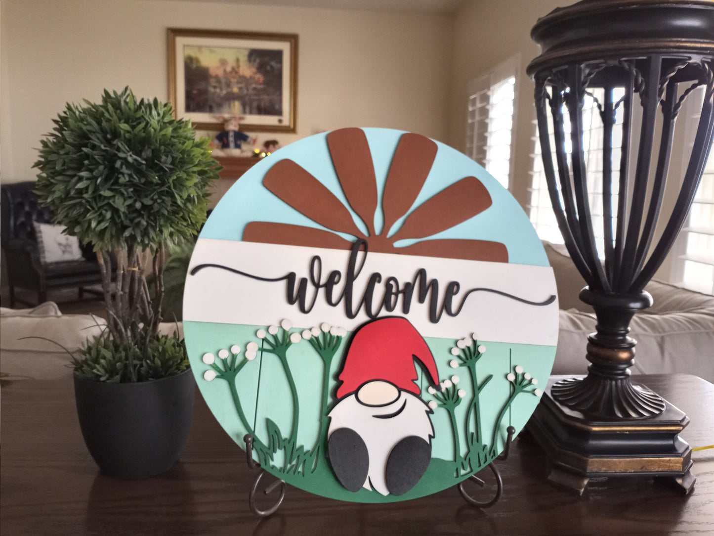 DIY 14" Farmhouse Gnome Sign