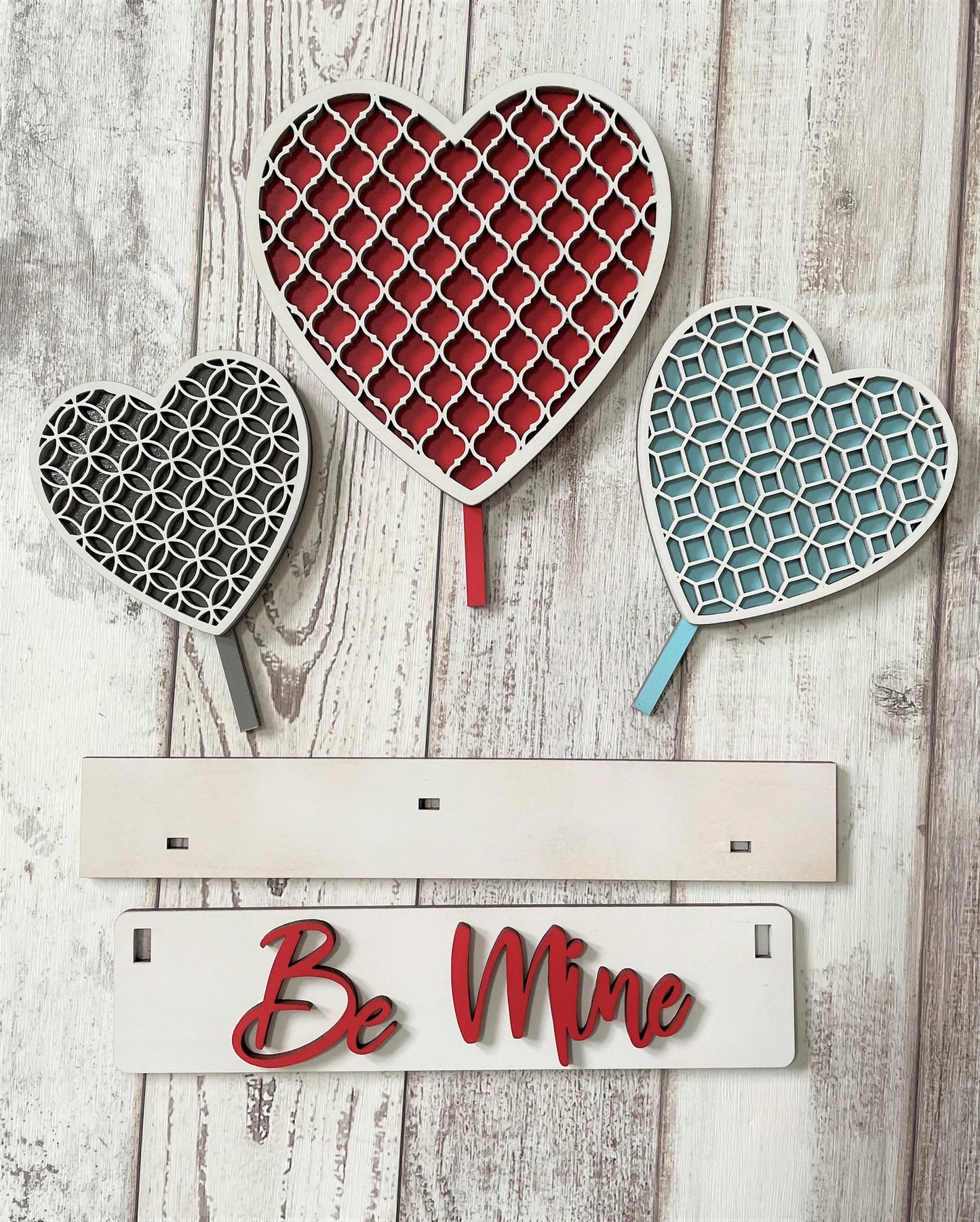 Be Mine Valentines Interchangeable For Wagon/Shelf Sitter