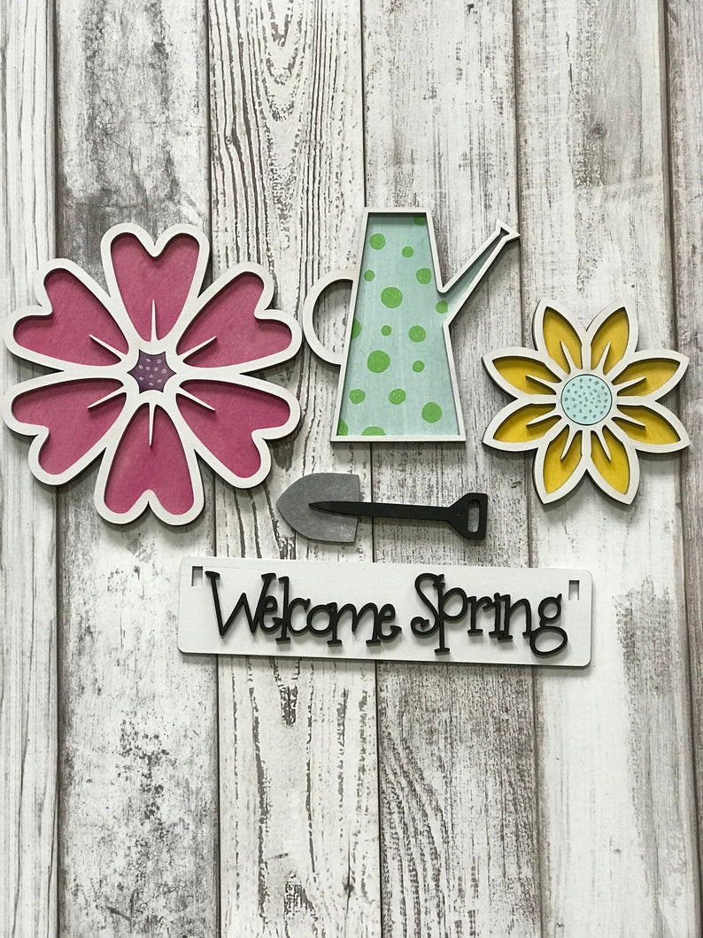 Spring Interchangeable Signs For Wagon/Shelf Sitter